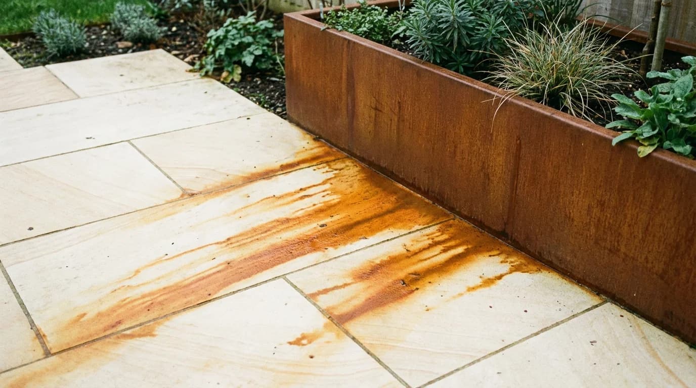 Coulures de rouille Corten : prévention et solutions efficaces